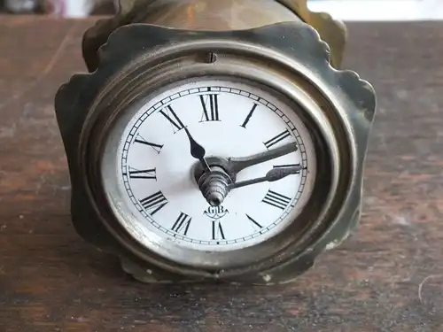Schöne Reiseuhr Uhr mit Wecker, Gründerzeit, Gustav Becker, volle Funktion TOP!