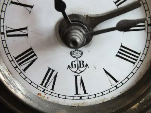 Schöne Reiseuhr Uhr mit Wecker, Gründerzeit, Gustav Becker, volle Funktion TOP!