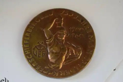 Medaille, 750 Jahre Mansfelder Kupferschieferbergbau 1950