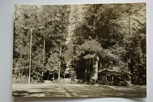 Ak Ziegelrodaer Forst, Waldgaststätte Jägerhütte, 1971 nicht gelaufen, Foto Kühn