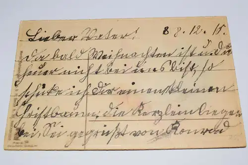 AK Kampf um Mühlhausen, Halt gegen Licht Karte, 1915 nicht gelaufen