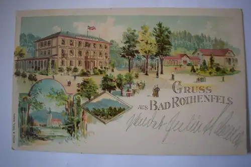 Ak Gruss aus Bad Rothenfels, 1897 gelaufen