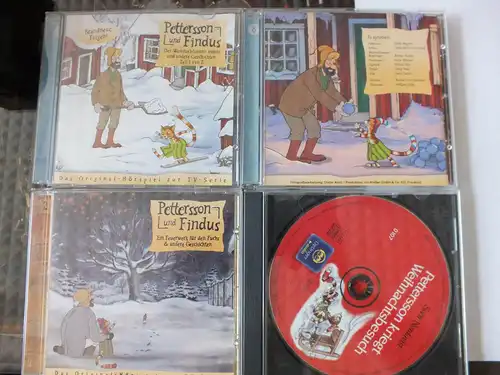 4 x CD, Pettersson und Findus