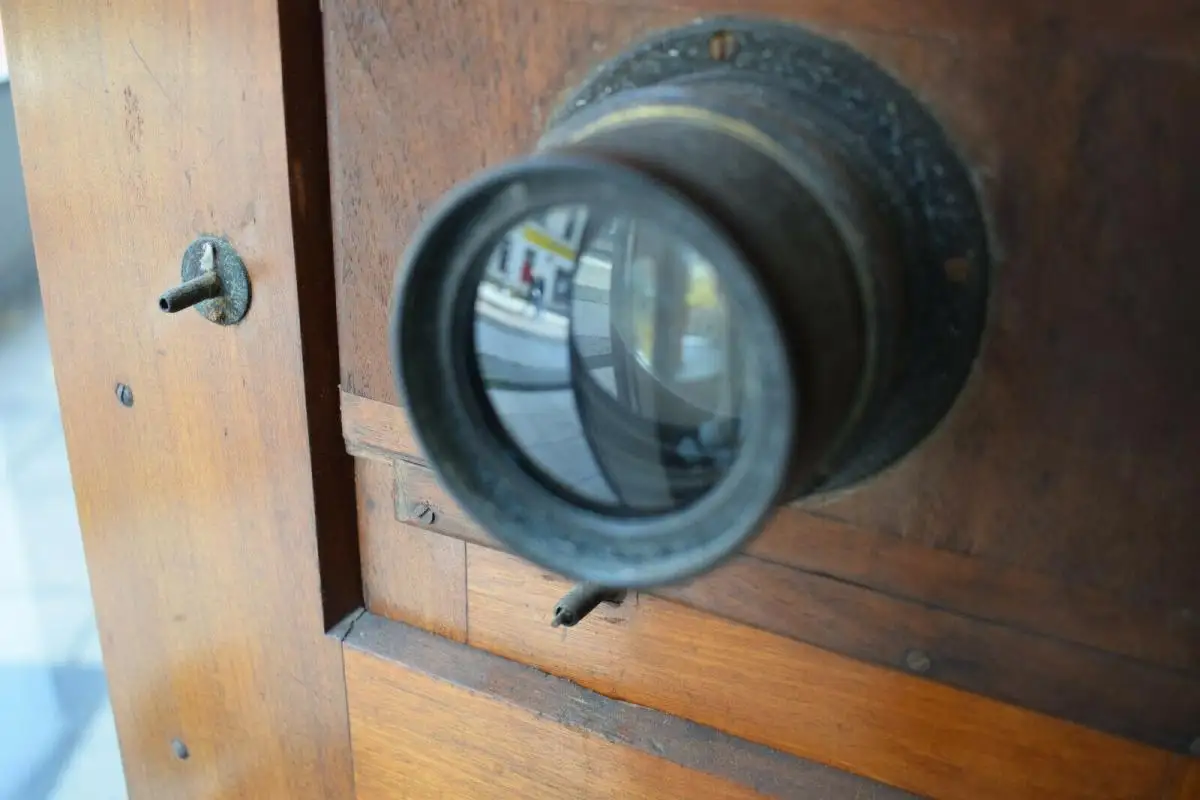Studiokamera Atelierkamera, Kamera, Plattenkamera mit Stativ, Photo, Foto 5