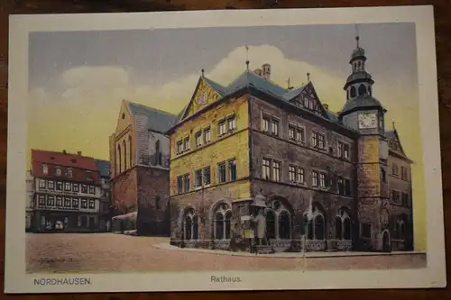 Ak Nordhausen Rathaus, um 1910 nicht gelaufen