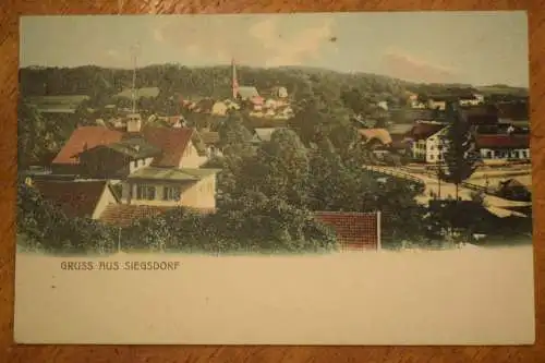 Ak Gruss aus Siegsdorf, um 1910 nicht gelaufen