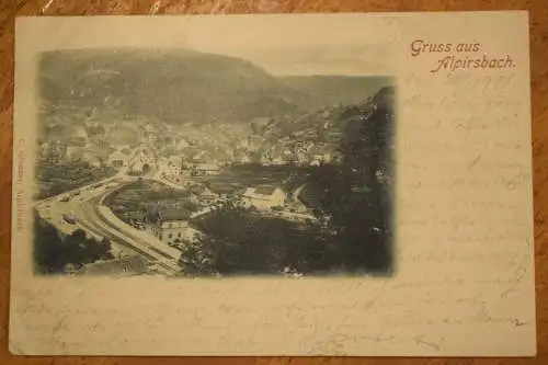 Ak Gruss aus Alpirsbach, um 1901 gelaufen