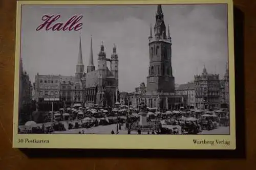 Ak Postkartenbuch 30 Postkarten Ein verlorenes Stadtbild 50er 60er Jahre