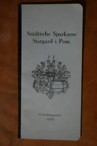 Sparkassenheft Städtische Sparkasse Stargard i. Pommern, 1945