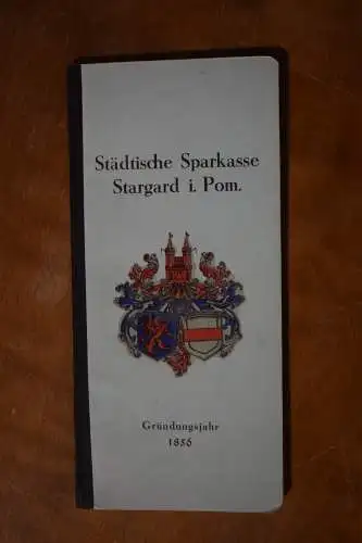 Sparkassenheft Städtische Sparkasse Stargard i. Pommern, 1943