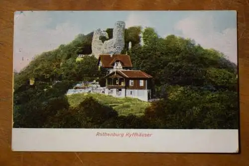 Ak Rothenburg, Kyffhäuser, um 1911 gelaufen