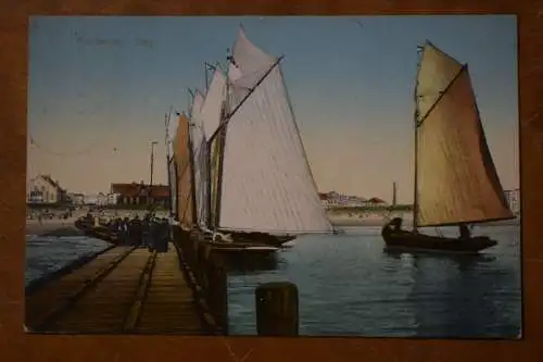 Ak Norderney, Steg, 1912 gelaufen