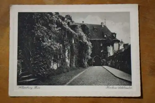 Ak Altenburg, Thür., Hinteres Schloßtor, um 1930 nicht gelaufen