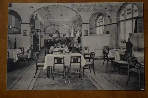 AK Halle / Saale  Weinrestaurant Tulpe, Bes. Johannes Grün , 1911 gelaufen