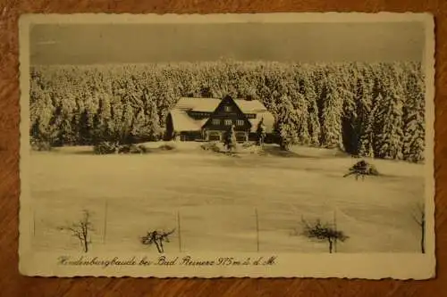 Ak Hindenburgbaude bei Bad Reinerz, um 1930 nicht gelaufen