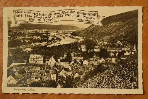 Ak Klingenberg Main, um 1952 gelaufen