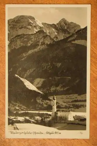 Ak Wintersportplatz Pfronten, um 1930 nicht gelaufen
