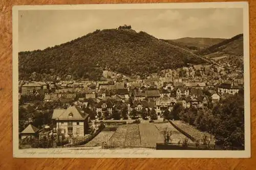 Ak Kneipp-und Luftkurort Bad Lauterberg im Harz mit Hausberg, um 1930 gelaufen
