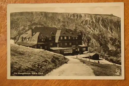 Ak Die Hampelbaude, Riesengebirge, um 1930 nicht gelaufen
