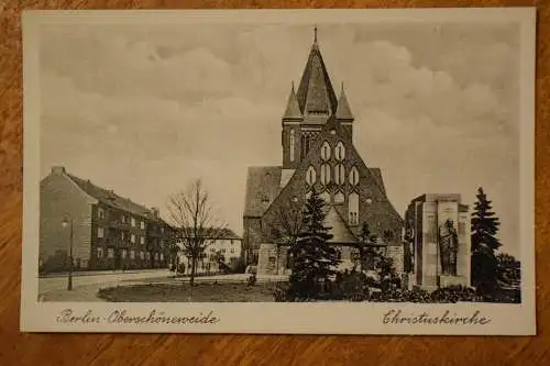 Ak Berlin - Oberschöneweide, Christuskirche, um 1930 nicht gelaufen