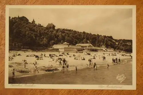 Ak Ostseebad Rauschen - Der Badestrand, um 1930 nicht gelaufen