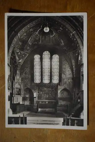 Ak Soest, S.Maria zur Höhe, Chor mit Wandmalerei, um 1930 nicht gelaufen
