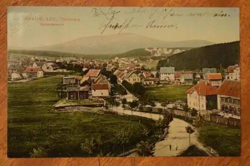 Braunlage, Oberharz, Gesamtansicht, um 1918 gelaufen