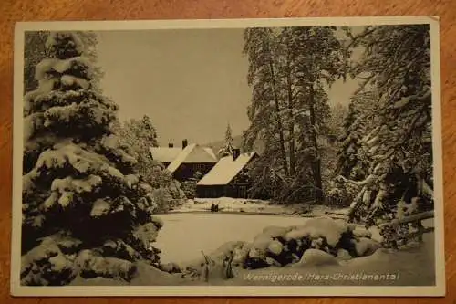 Wernigerode, Harz - Christianental, 1937 gelaufen