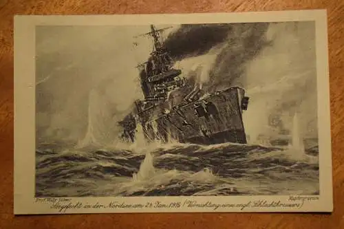 Seegefecht in der Nordsee am 24. Jan. 1915 (Vernichtung  engl. Schlachtkreuzer)