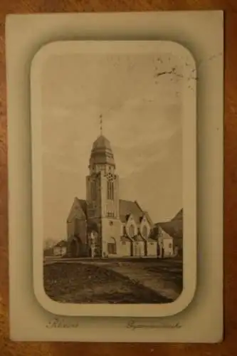 Rheine, Gymnasialkirche, um 1916 gelaufen