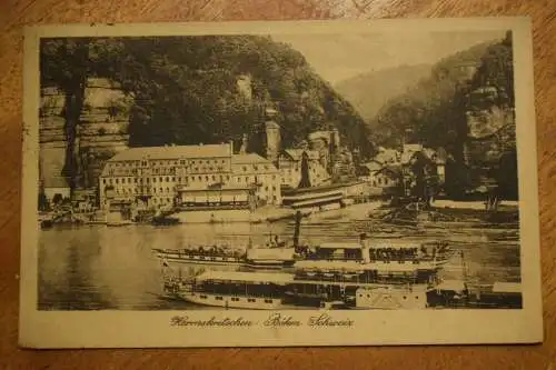 Herrnskretschen Böhm. Schweiz,  um 1932 gelaufen