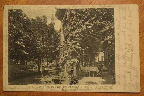 Kurhaus Friedrichroda, i. Thür., um 1918 gelaufen