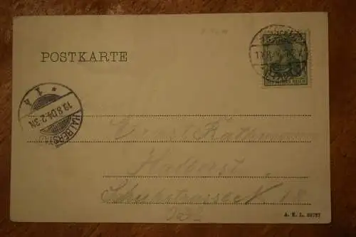 Ak Mansfeld anno 1532, 1904 gelaufen