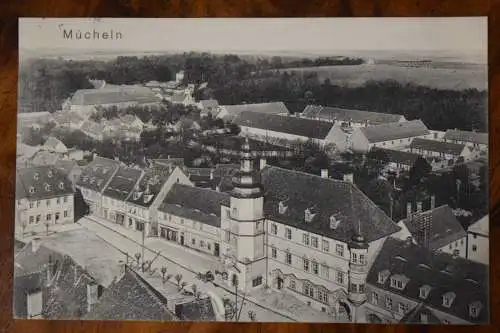 AK Mücheln, 1915 gelaufen