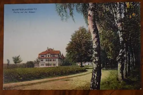 AK Klosterlausnitz Partie auf der Köppe Waldhaus zur Köppe, Hotel  1915 Feldpost