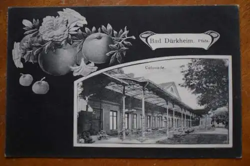 Ak Bad Dürkheim, Colonade,  1908 gelaufen