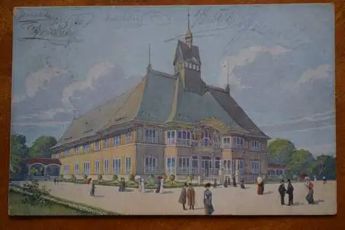 Ak Pavilon Obchodni a zivnost - Komory Prazske, Projektant Prof. R. Klenka 1908