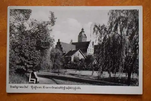 Ak Salzwedel, Landwirtschaftsschule, um 1930 nicht gelaufen