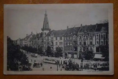 Ak Düsseldorf, Graf Adolf-Strasse, 1921 gelaufen
