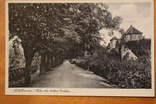 Ak Mühlhausen i. Thür., Am hohen Graben, um 1930 nicht gelaufen