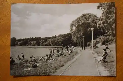 Ak Erholungsort Plau (Meckl.), Strandbad am Plauer See, um 1974 gelaufen