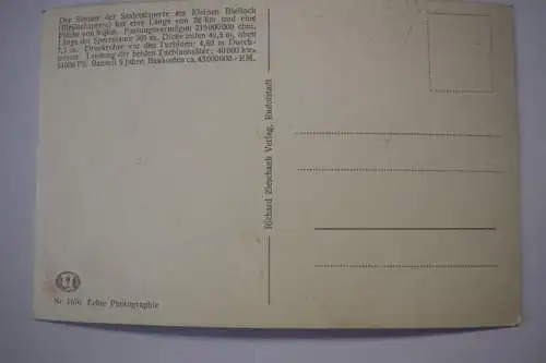 Ak Die Saaletalsperre zwischen Saalburg und Burgk, Sperrmauer mit Krafthaus