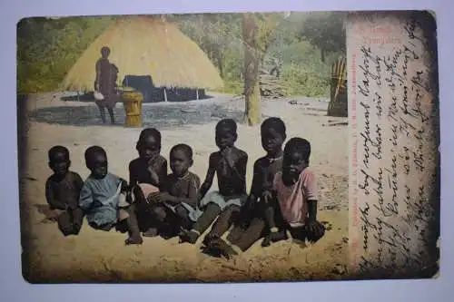 AK A Group of Youngsters, 1913 Johannesburg gelaufen