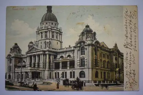 AK Town Hall, Durban, 1912 Durban gelaufen