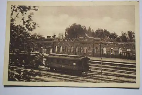Ak Pinsk, Bahnhof um 1900 nicht gelaufen
