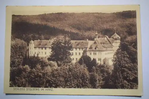 Ak Schloss Stolberg im Harz, um 1920 nicht gelaufen