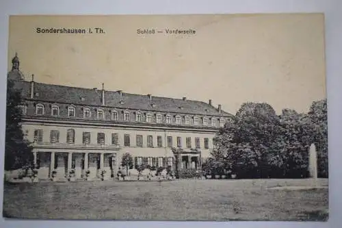 Ak Sondershausen i. Thür. , Schloß - Vorderseite,  1919 gelaufen