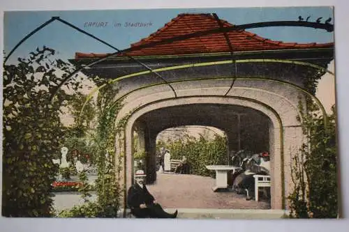 Ak Erfurt, Im Stadtpark, um 1910 nicht gelaufen