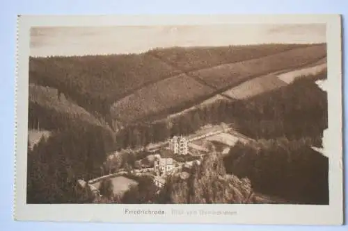 Ak Blick vom Bismarckfelsen, Friedrichroda, um  1910 nicht gelaufen