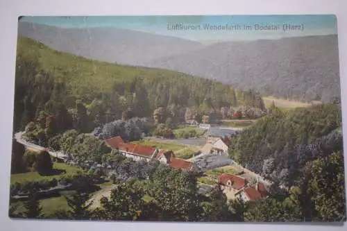 Ak Luftkurort Wendefurth im Bodetal (Harz), um 1922 gelaufen